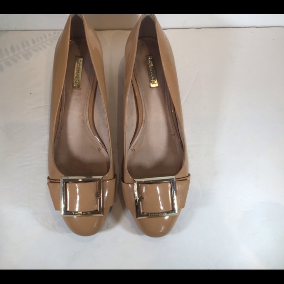 LOUISE ET CIE PATENT LEATHER BUCKLE LOAFERS SZ 10 - Picture 6 of 11